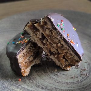 Alfajor sol de durazno